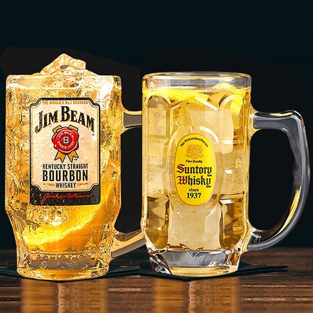 산토리 하이볼잔 짐빔잔 하이볼 글라스 내열유리컵 가쿠빈 위스키 얼그레이 맥주잔