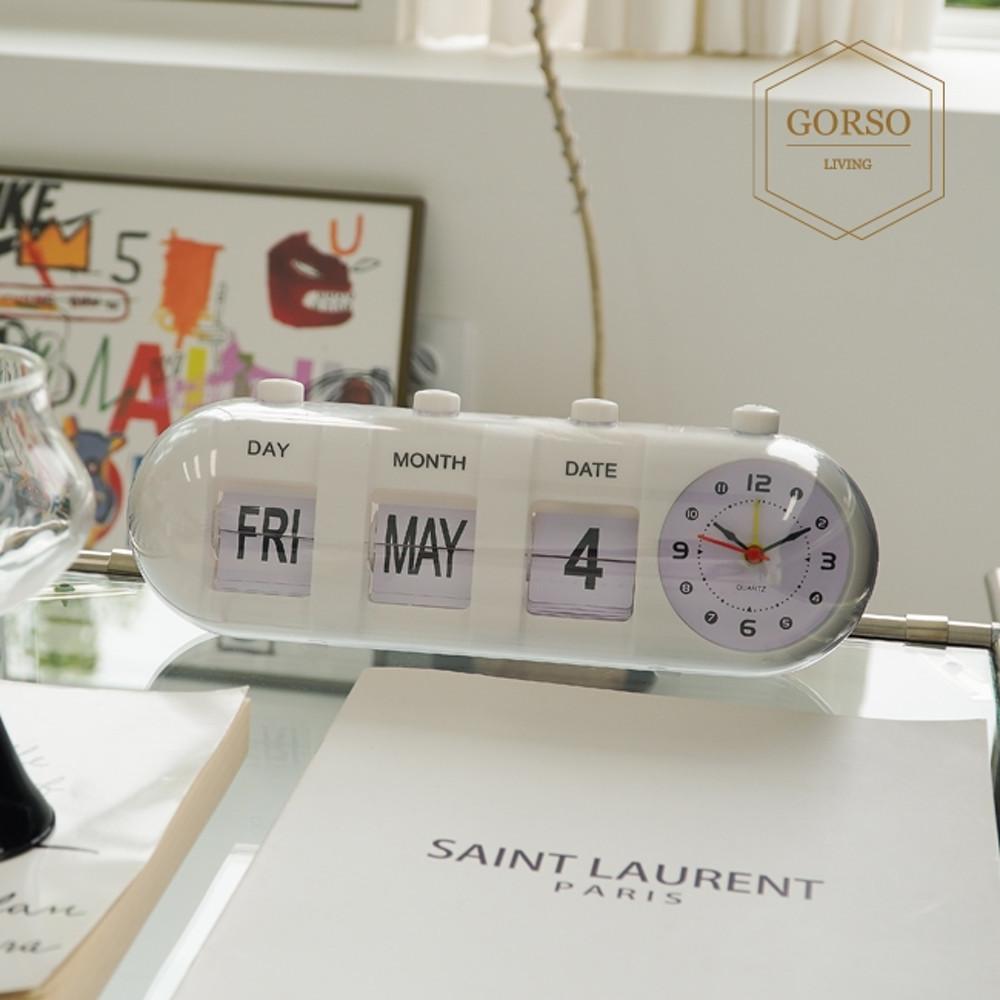 고르소 오르엔 아날로그 엔틱 탁상 시계 알람시계