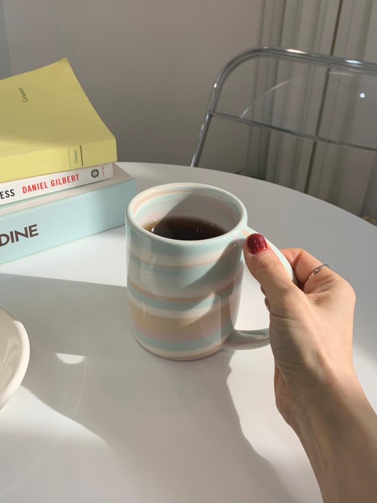 먼슬리 머그_민트 Monthly mug_Mint 어플레이트 aplate 빅머그