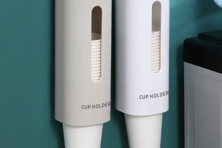 프리미엄 종이컵 디스펜스 부착식 1구 컵홀더 사무실