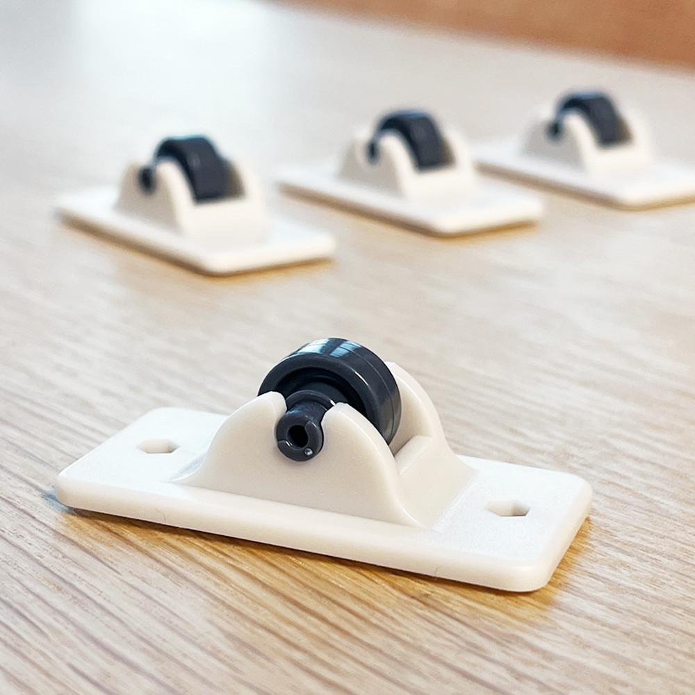 시바타 접착식 캐스터 미니 바퀴 4개