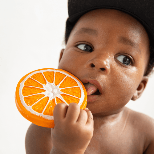 [올리앤캐롤] 올란도오렌지 치발기 목욕놀이 EQ개발 아기장난감