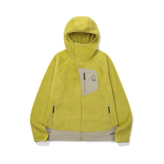 W) 모스(MOSS) 폴라텍 알파 다이렉트 후드집업 YELLOW