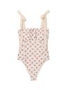 ONE PIECE SWIMSUIT (CREAM BOUQUET)