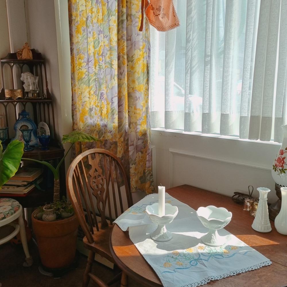 [중고]밀크글라스캔들홀더(1개구성) 빈티지촛대 홈파티 빈티지 집꾸미기 크리스마스무드 캔들공방