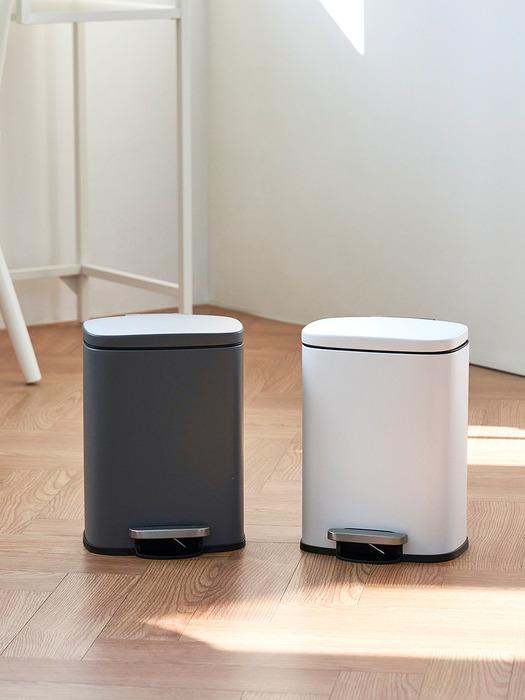 프랑코셀렉트 무소음 페달휴지통 5L(사각)