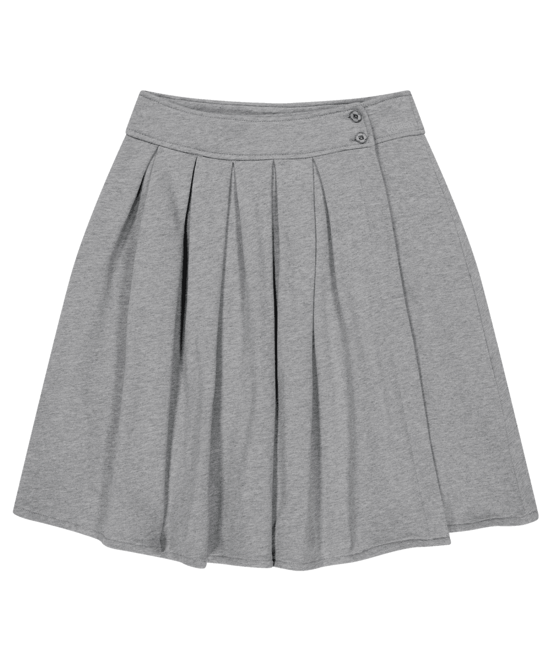 COZY SWEAT WRAP SKIRT MELANGE GREY
