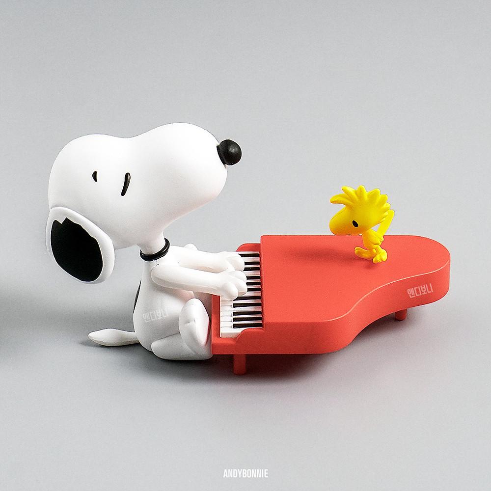 피아니스트 스누피와 우드스탁 피규어 메디콤토이 UDF No.683