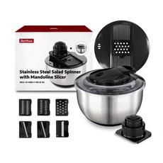 베르덴 스핀 스테인리스 스틸 야채탈수기 + 채칼 세트