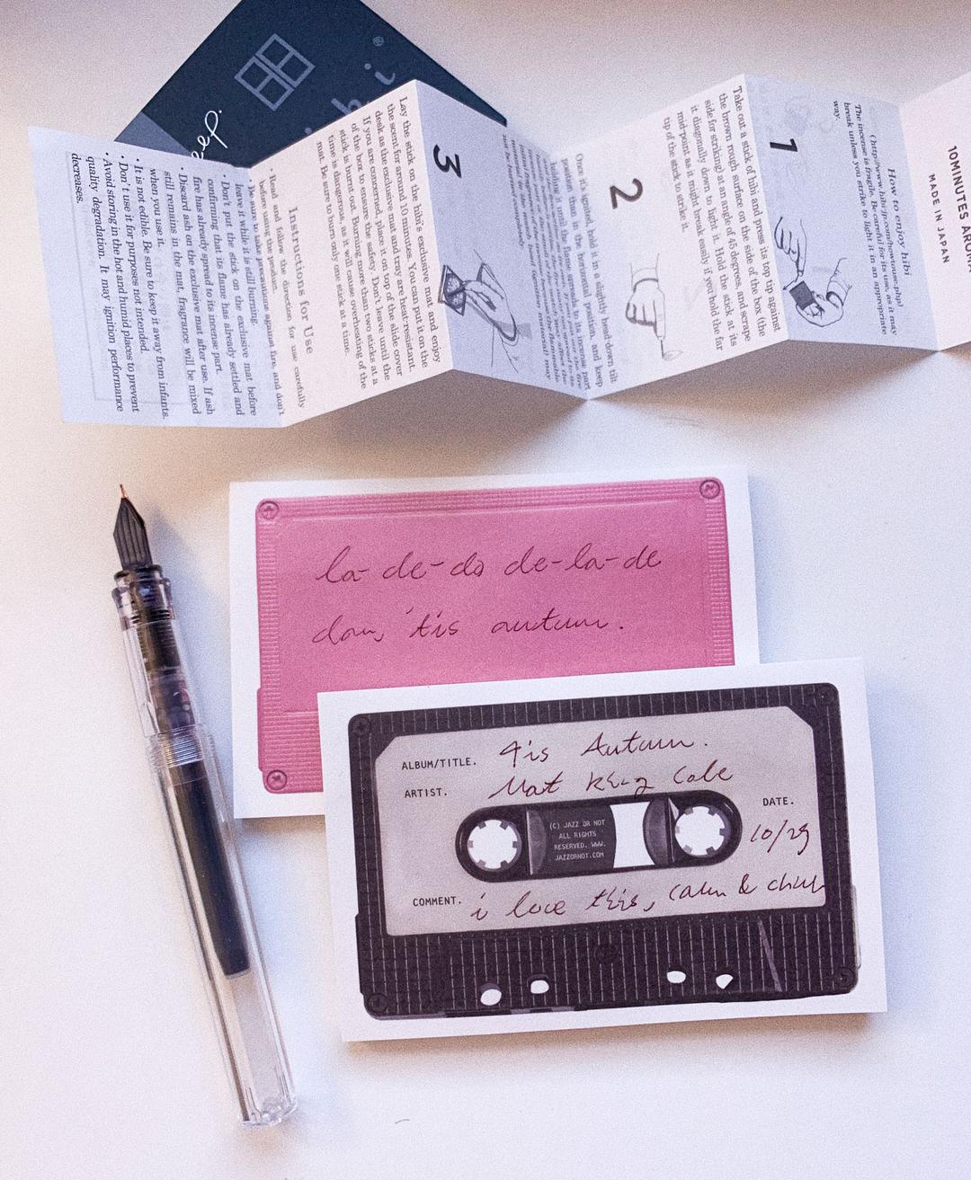 Cassette Mini Memo(4 Col.)