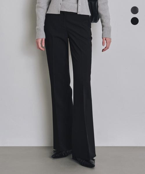 [우먼] 세미 부츠컷 슬랙스 블랙 COWPT001BLACK