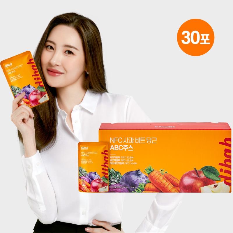 디밥 NFC사과비트당근 ABC주스 70ml 30포x1박스