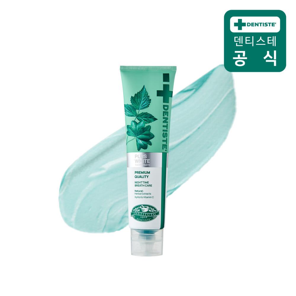 덴티스테 치약 뉴플러스화이트 160g 입냄새제거 무불소