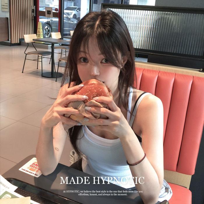 히프나틱 [MADE:자체제작]레이어드 배색 나시
