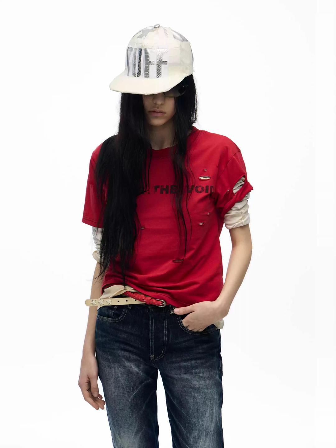 noEmosen ENTER THE VOID Damage Short Sleeve