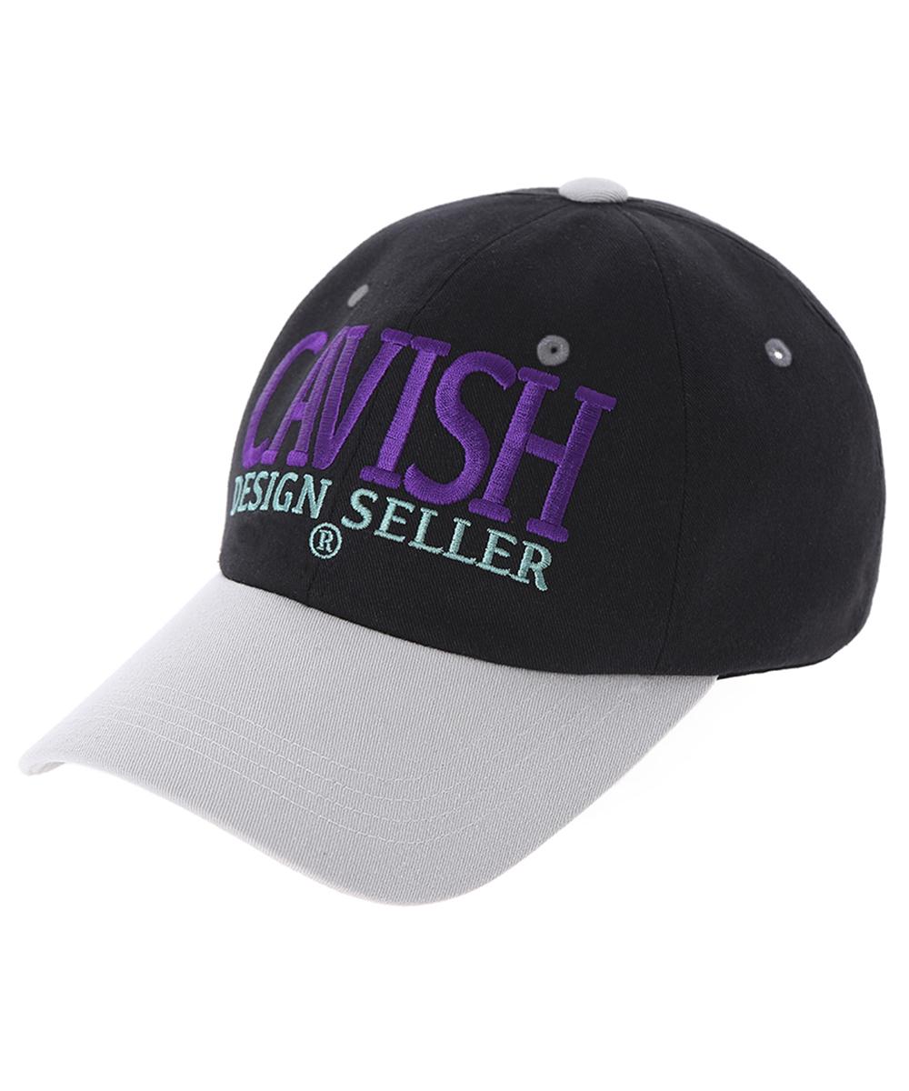 SERIF LOGO CAP [BLACK]