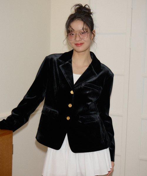 Classic Velvet Collar Jacket