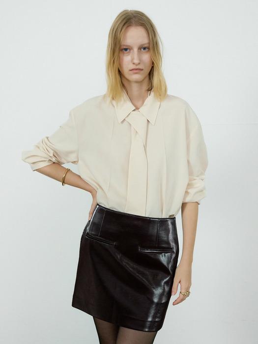TIE-WRAPPED SHIRT_IVORY