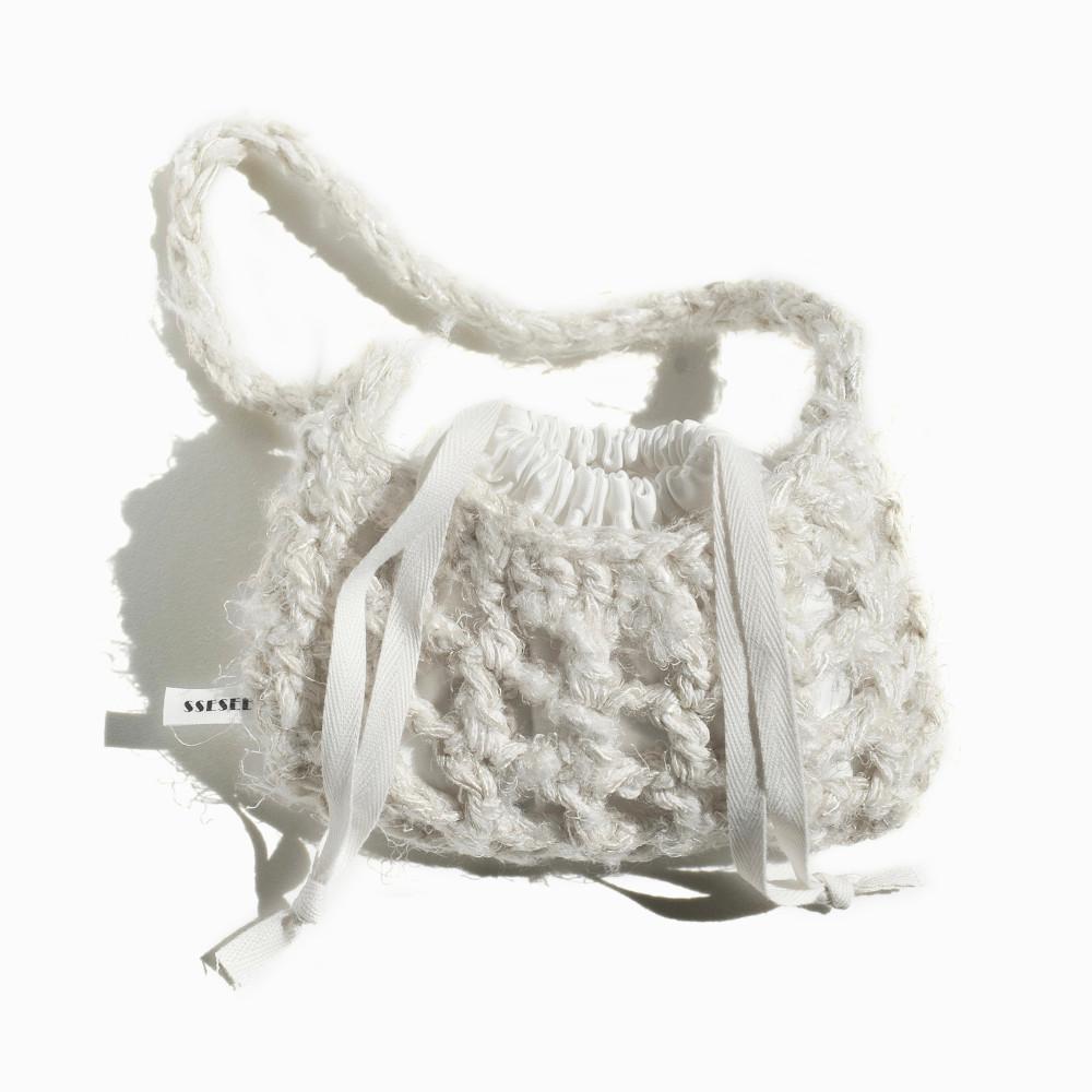 [SSESEB] SARI SILK BAG (사리 실크 백) - WHITE