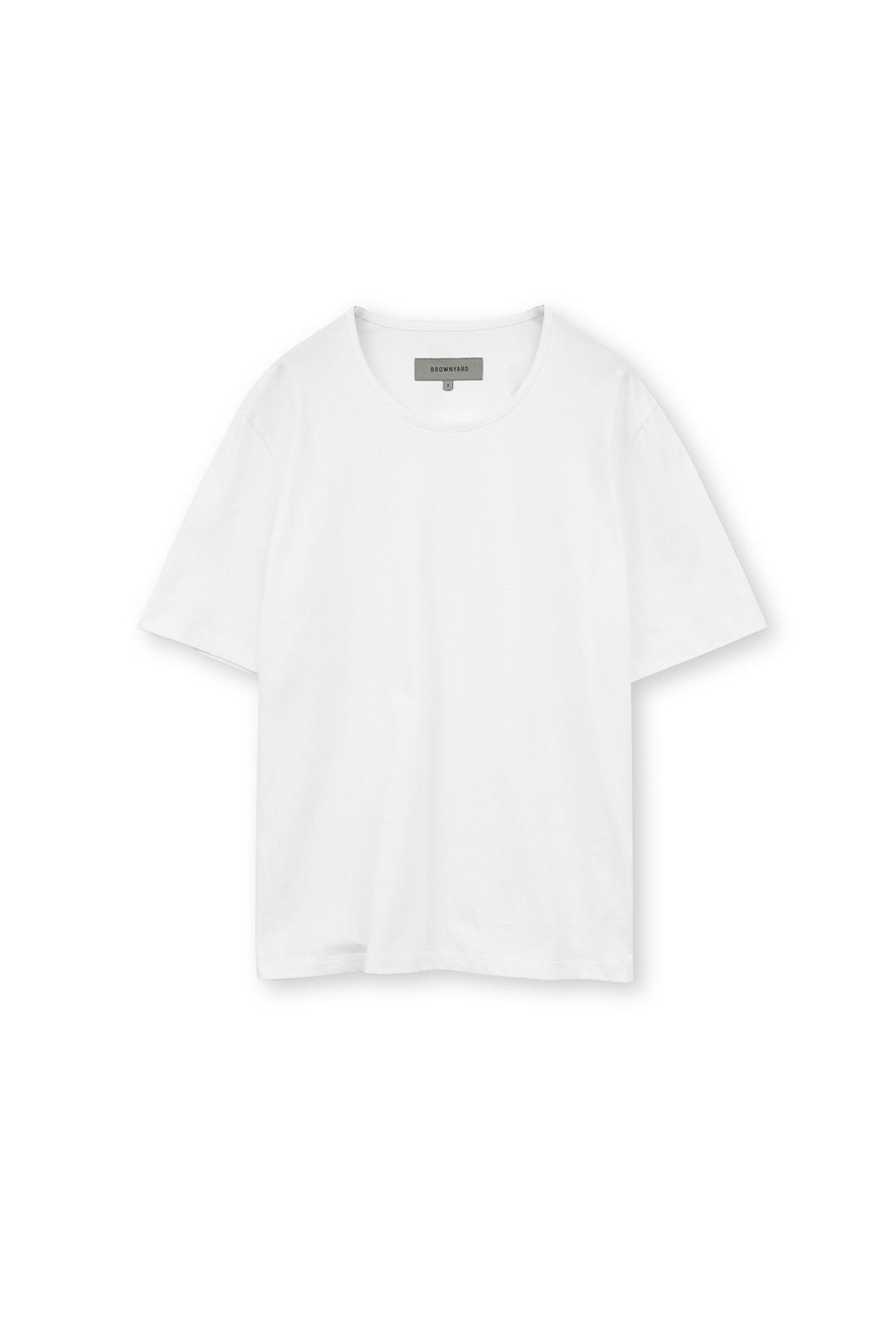 U Neck T Shirt, White