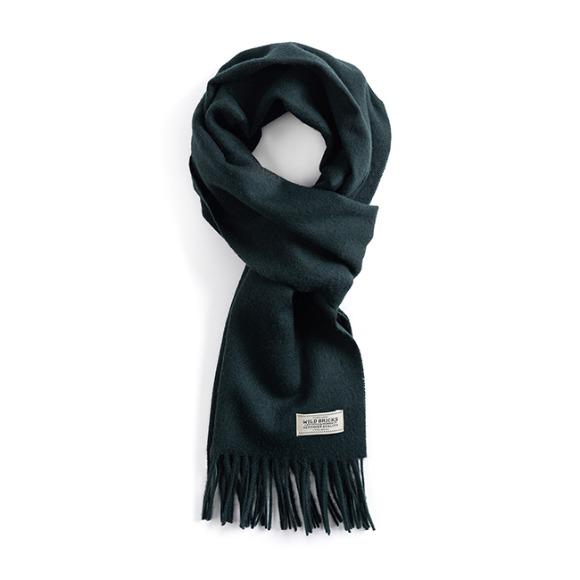 ES CASHMERE BLEND MUFFLER (deep green)