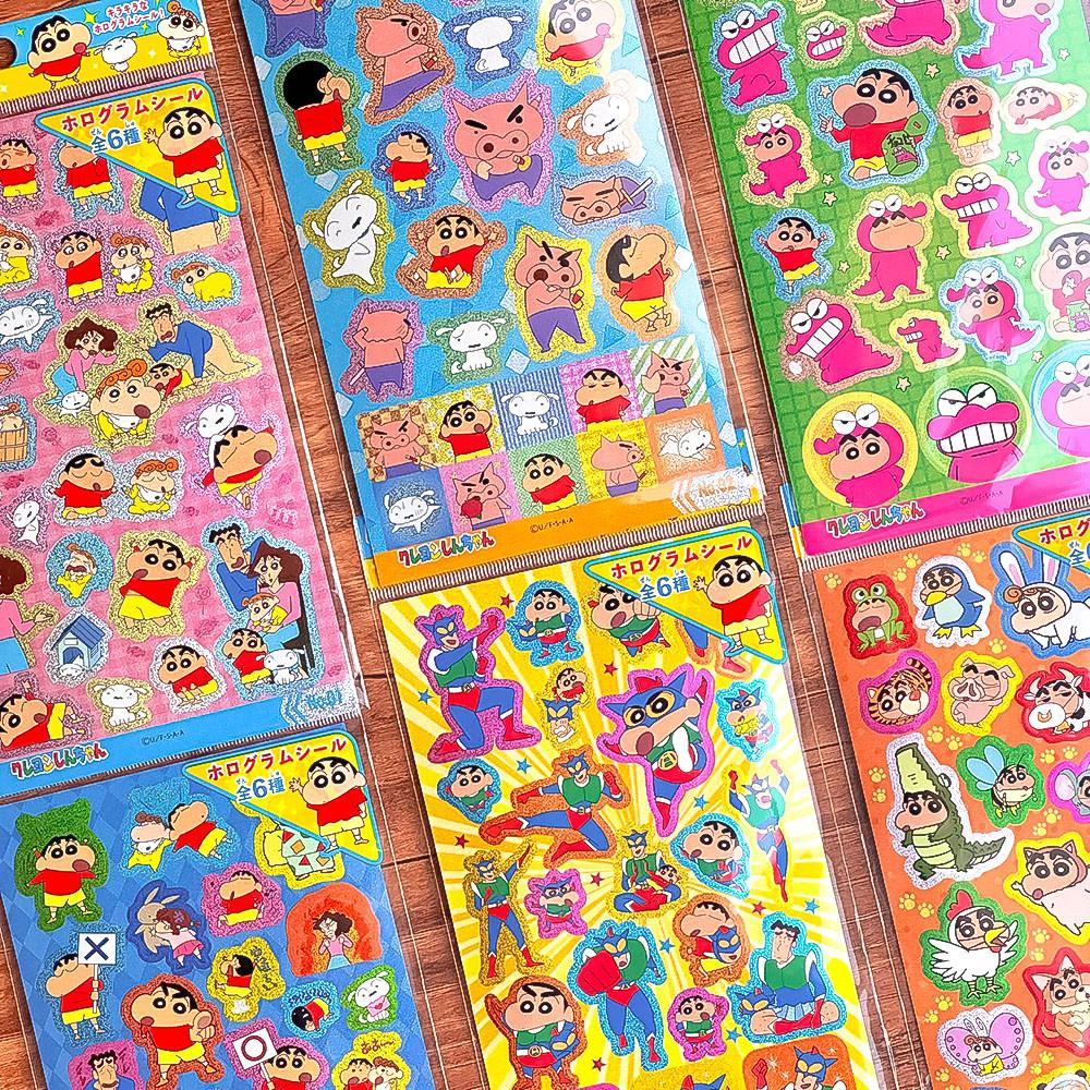 크레용신짱 짱구 홀로그램 고전스티커 (6종중 택1)