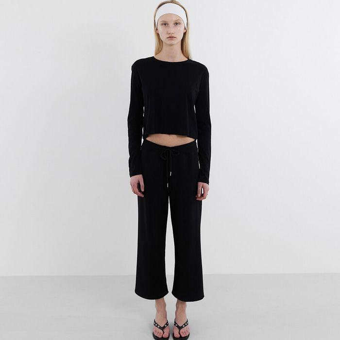 CAPRI BANDING PANTS / BLACK