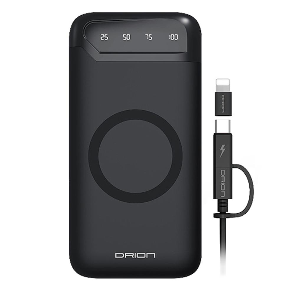 드리온 무선충전 보조배터리 10000mAh 8핀 C타입