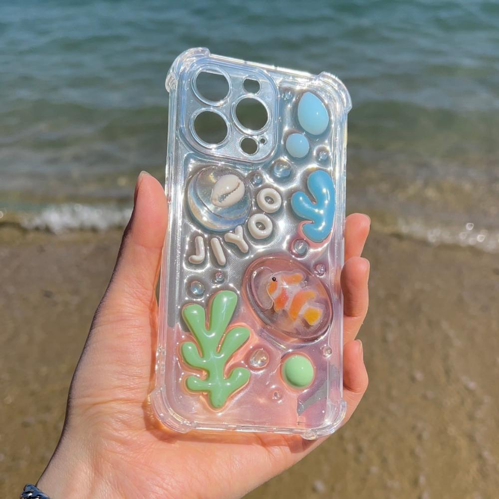 [뉴진스 민지님 착용]🫧under the sea🐠레진폰케이스