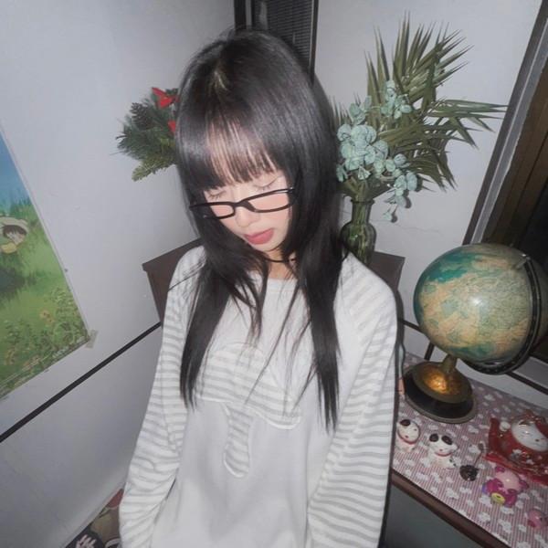 (3color) 키노코 글리터 스트라이프 니트티