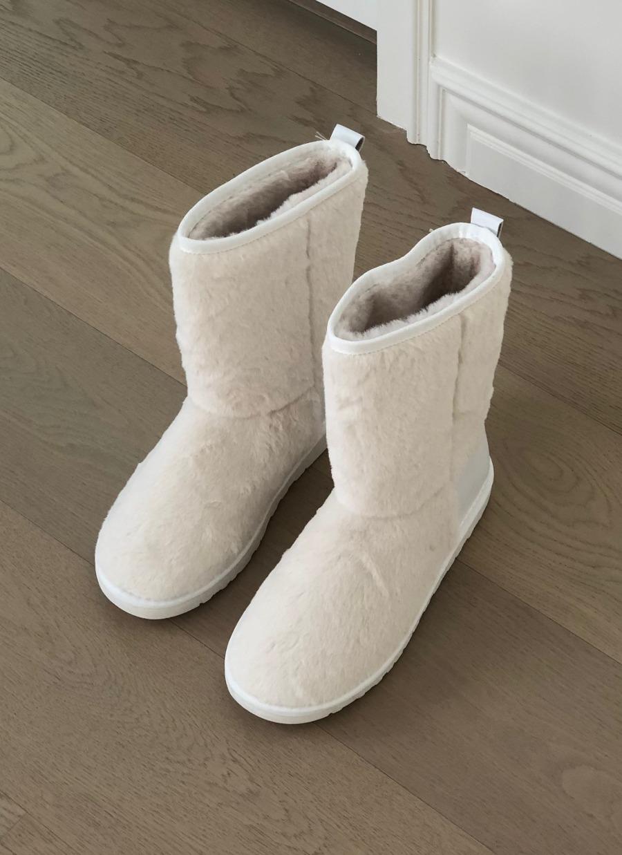 Norman middle fur boots 노먼 미들 퍼 부츠