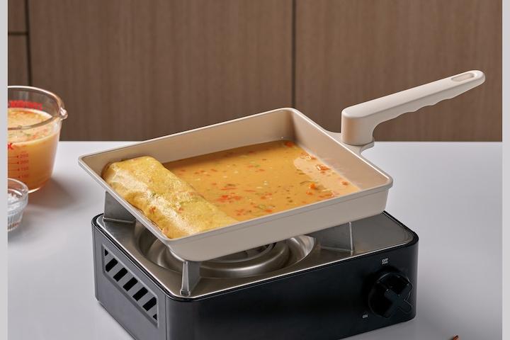 국산 IH 세라믹코팅 인덕션 자이언트 사각팬 계란말이팬 20.5cm