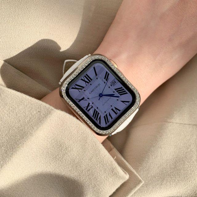 [당일출고/애플워치] 주얼리 큐빅 베젤링 40mm 케이스 3color