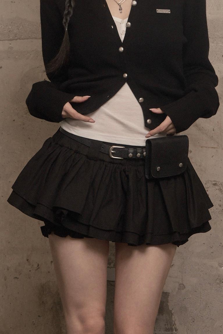 Cancan Skirt Pants (black)