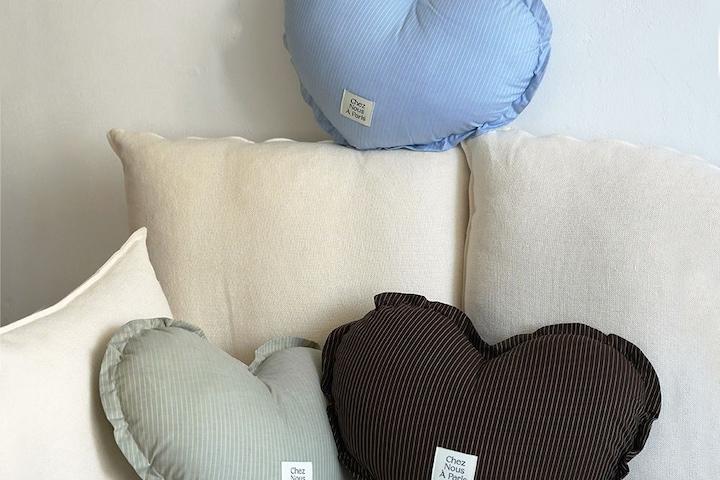 시그니처 하트 쿠션 커버 ver.2 (6 Colors)