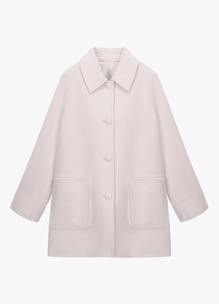 [잇미샤몰단독]싱글 캐시미어 블렌디드 핸드메이드 하프 코트