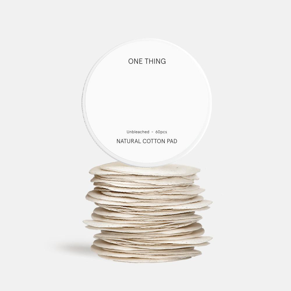 원씽 무표백 순면 패드 60매 스킨팩 화장솜 ​