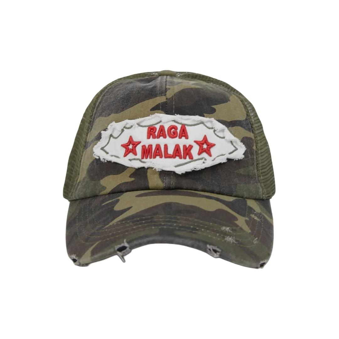 RAGA MALAK  CAMO TRUCKER CAP | 후루츠패밀리