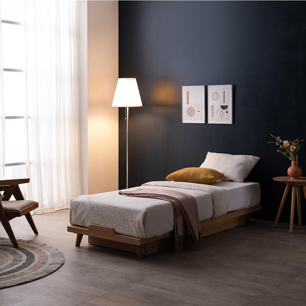 허그 무헤드 미니 싱글 침대프레임 소파베드 MS