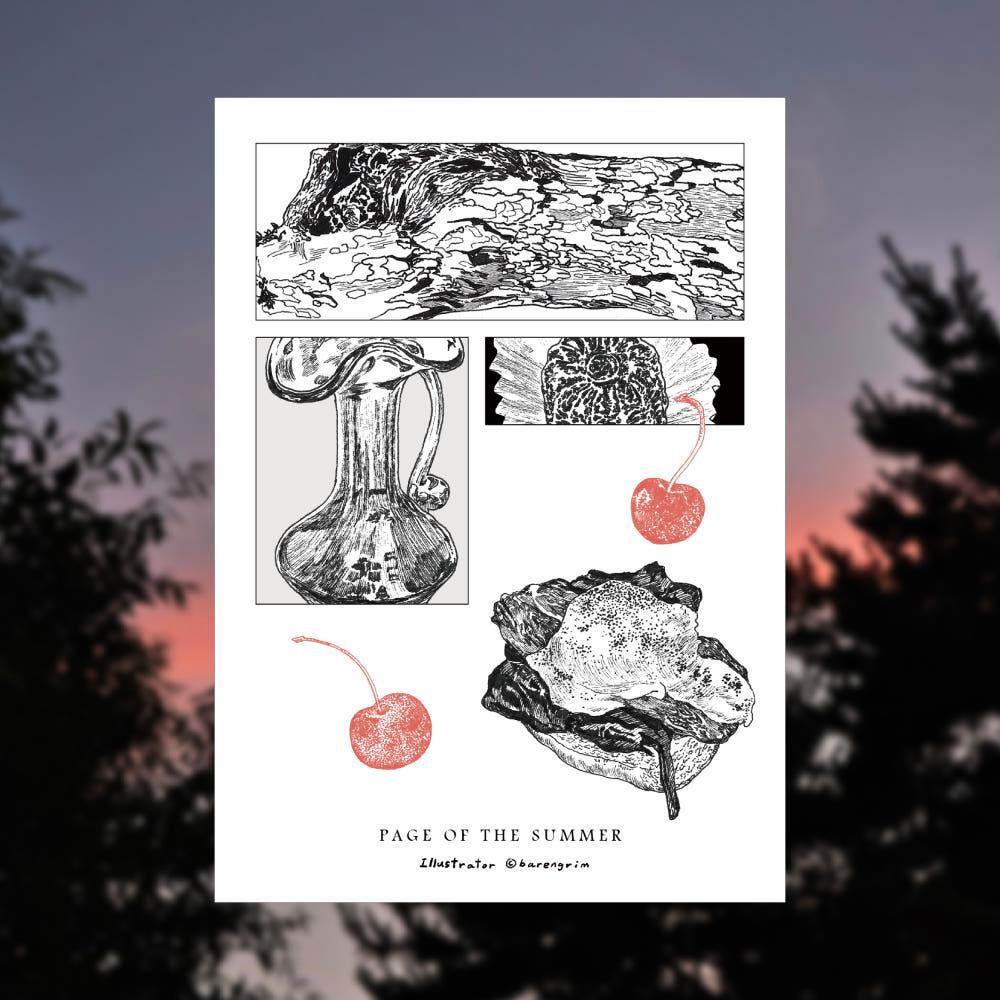 [바랜] 흑백 여름 엽서 (단종 예정)