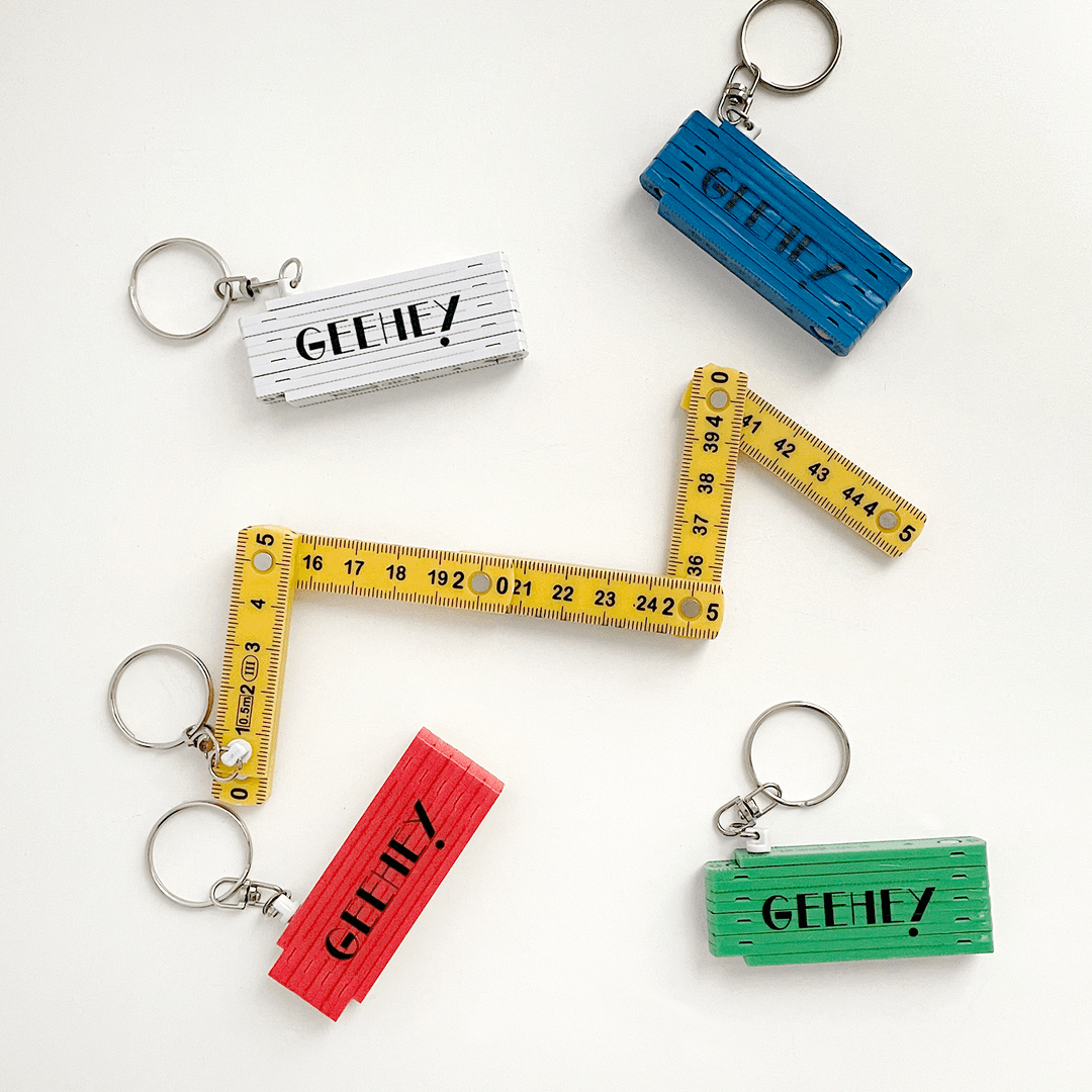 [GEEHEY] Ruler Key Ring (5colors)