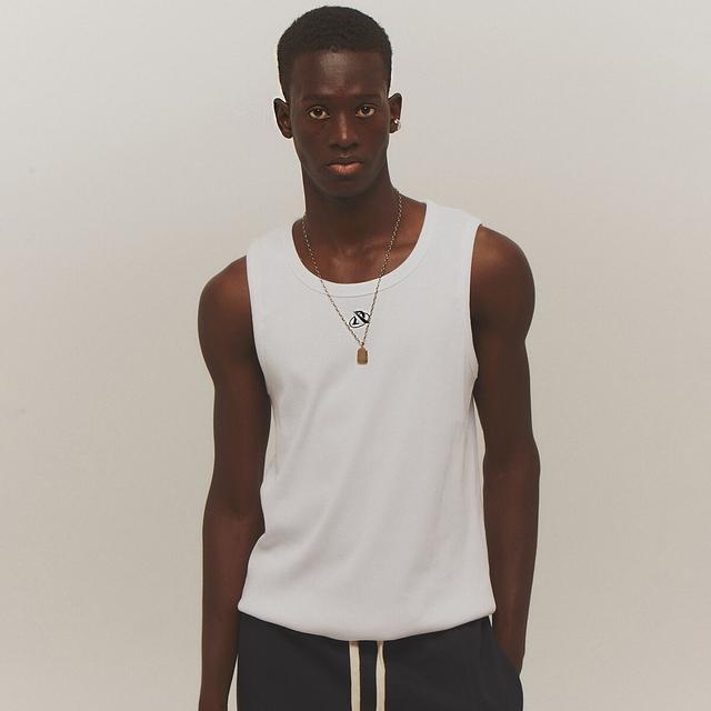 D RIB TANK TOP (MENS)
