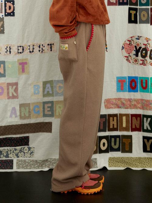 캠프 플리스 팬츠 (브라운)