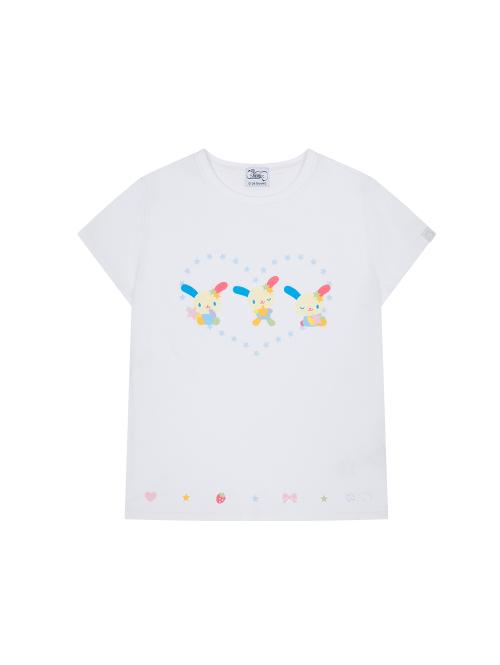 USAHANA BABY T-SHIRT [WHITE]