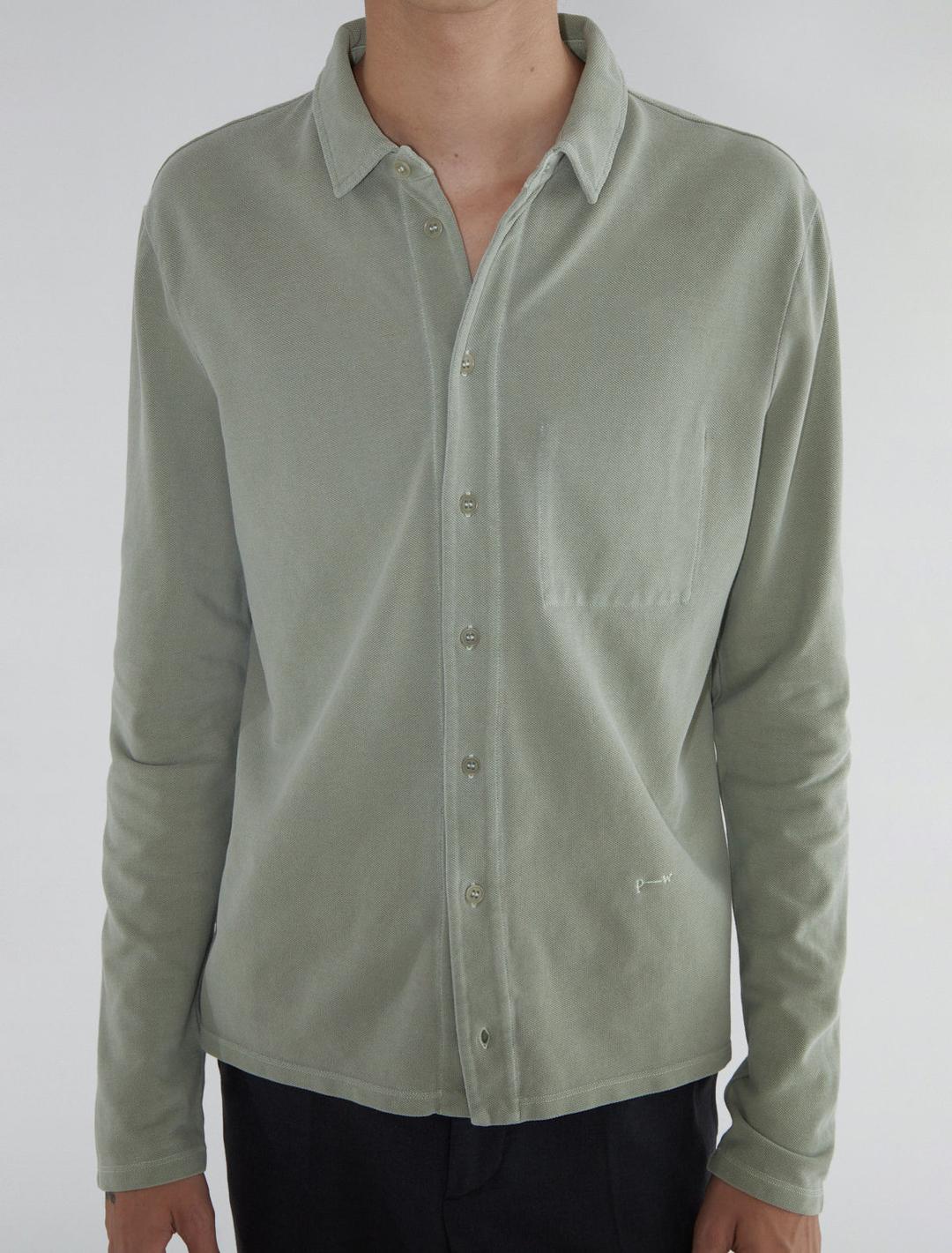 LUDMILA-Piqué polo shirt with an inside pocket