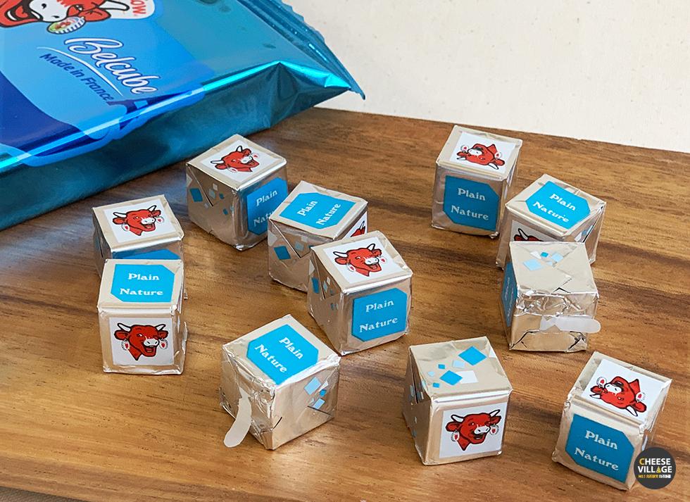 치즈마을 래핑카우 벨큐브치즈 플레인 250g 48개 와인안주