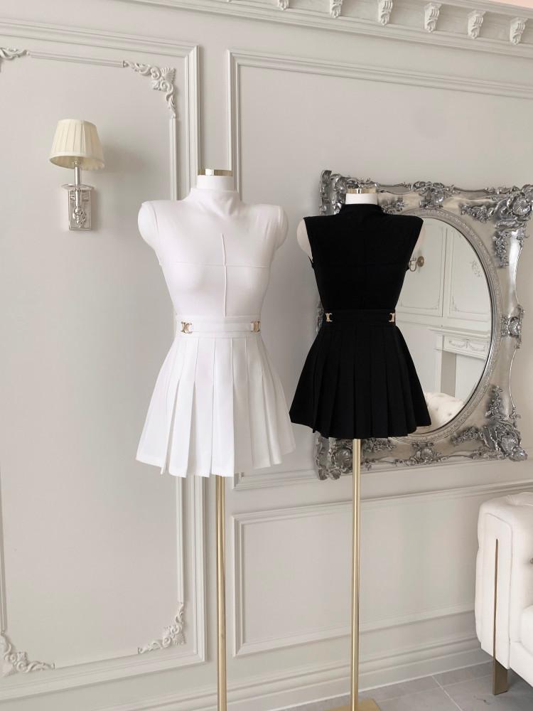 로사 셀 플리츠 스커트 [ 2color ]