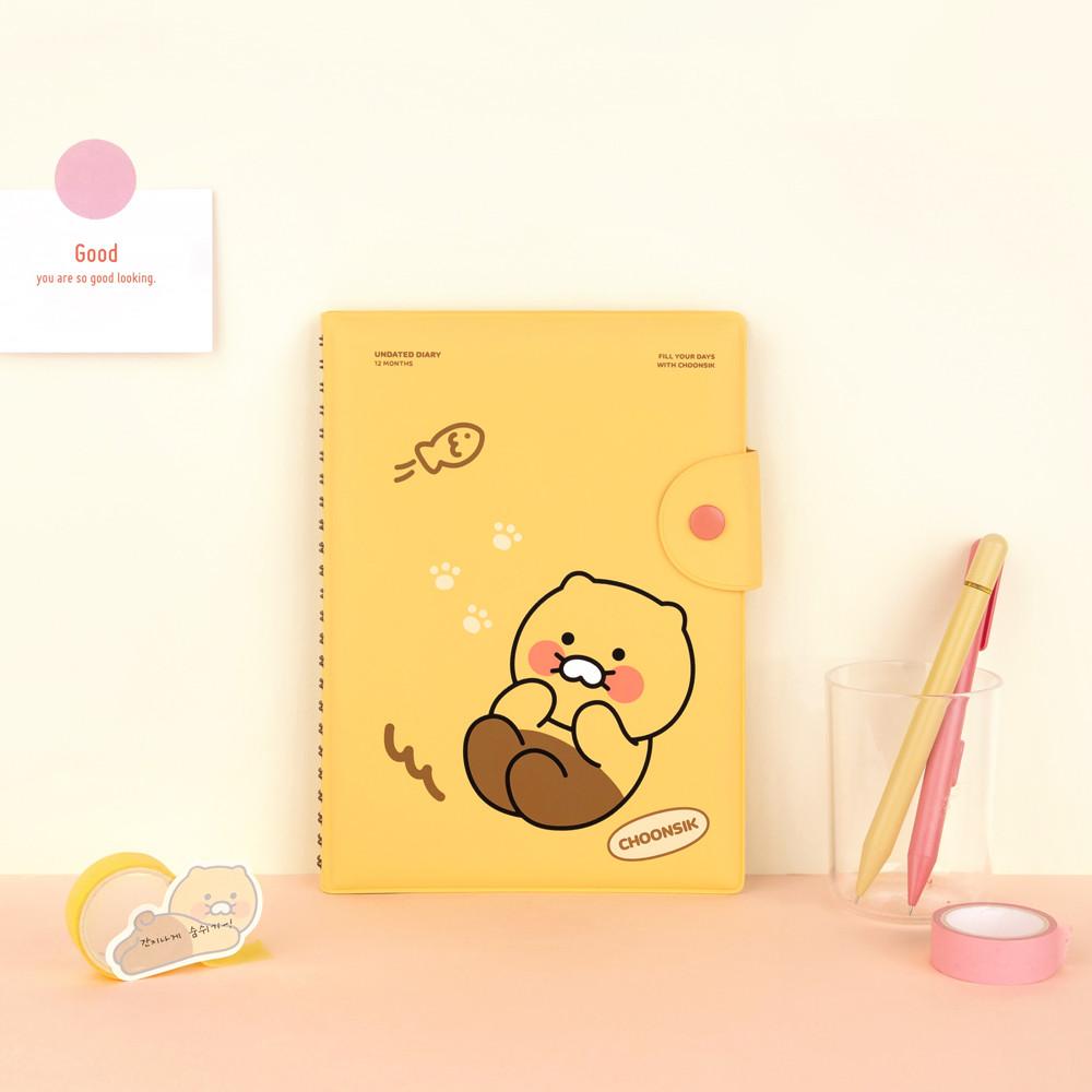 카카오프렌즈 춘식이 스프링 만년 다이어리