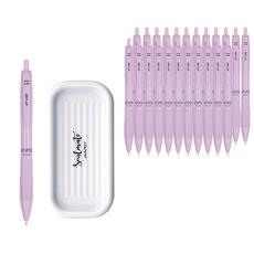 자바펜 제트라인 베이비 초저점도 유성볼펜 0.38mm 24p + 펜트레이 세트