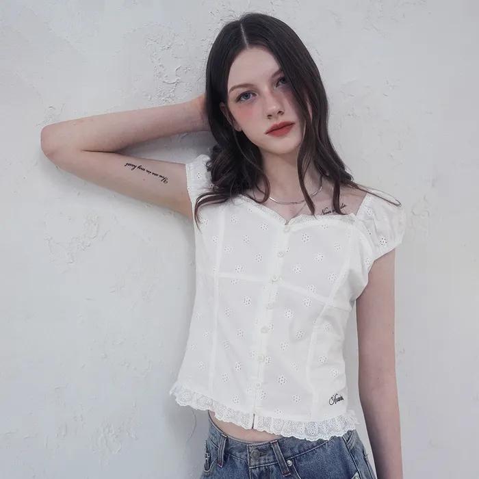 Misty Bow Blouse_2Colors